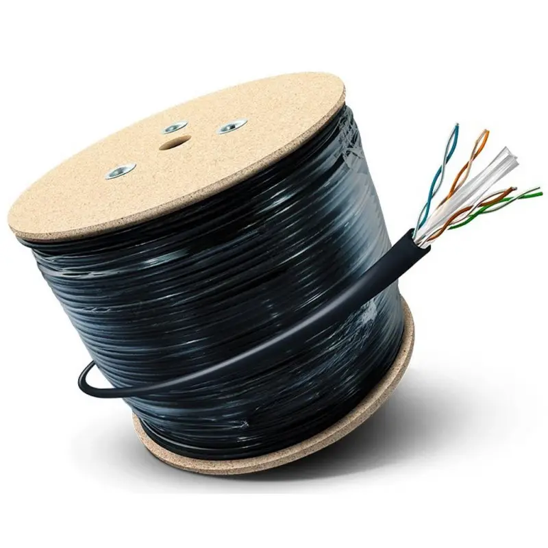 CABLE UTP CAT6 EXTERIOR C/GEL-CATCOM ROLLO DE 1000FT