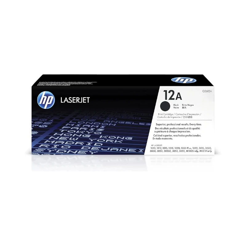 CARTUCHO DE TONER HP 12A NEGRO LASERJET ORIGINAL