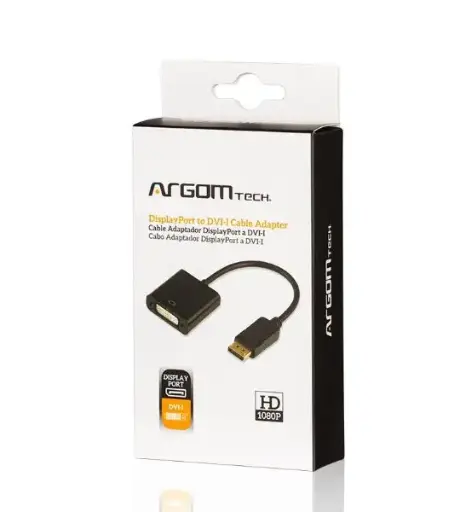 [ARG-CB-0042] ADAPTADOR ARGOM MINI DISPLAY PORT TO HDMI 8.5 22CM 