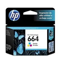 [F6V28AL] CARTUCHO ORIGINAL HP 664 TRICOLOR